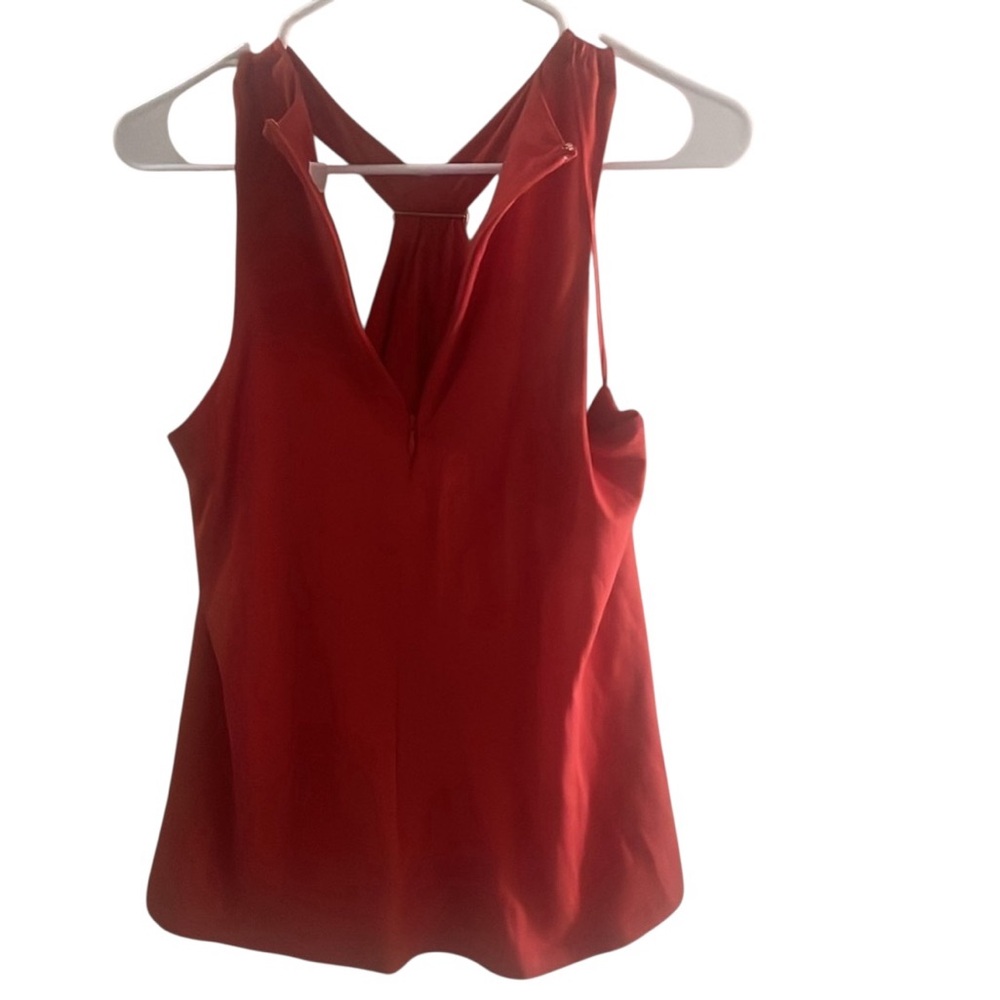 Michael Michael Kors Red Sleeveless Top in Size Large